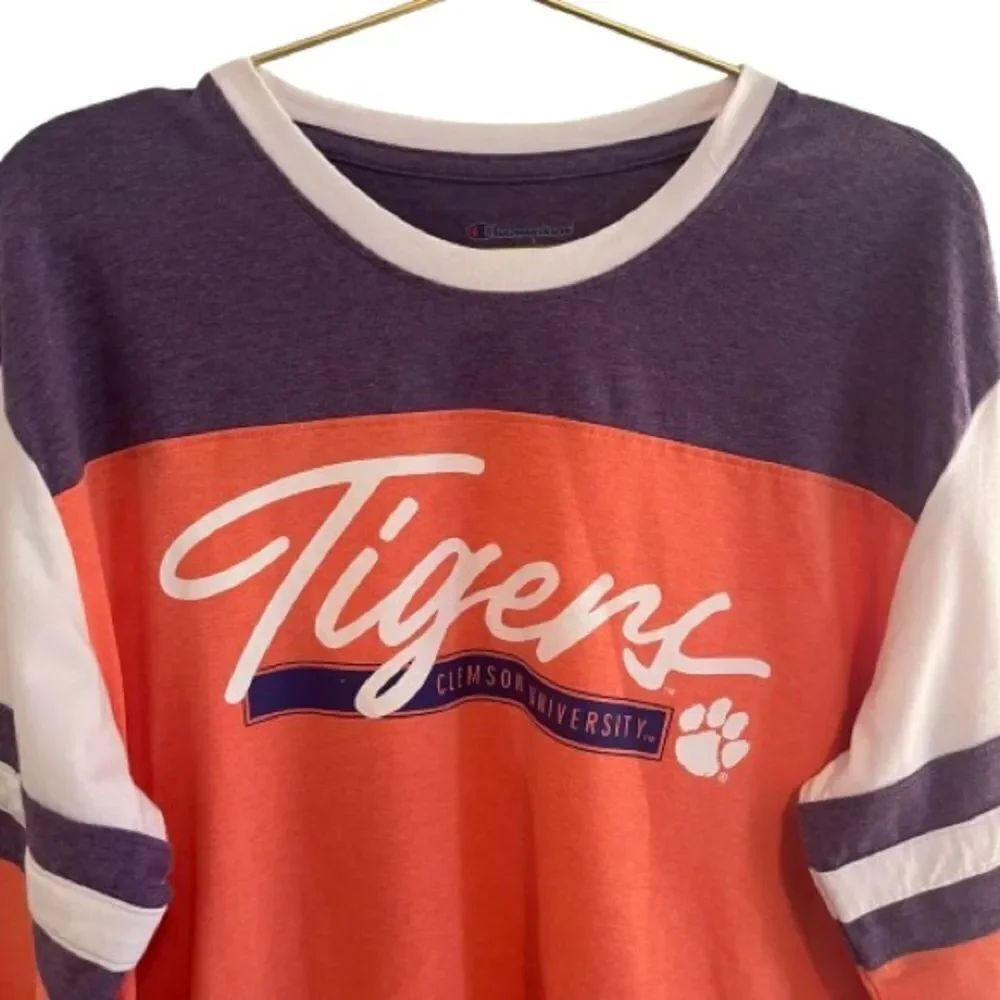 Clemson Tigers Colorblock Shirt NWOT